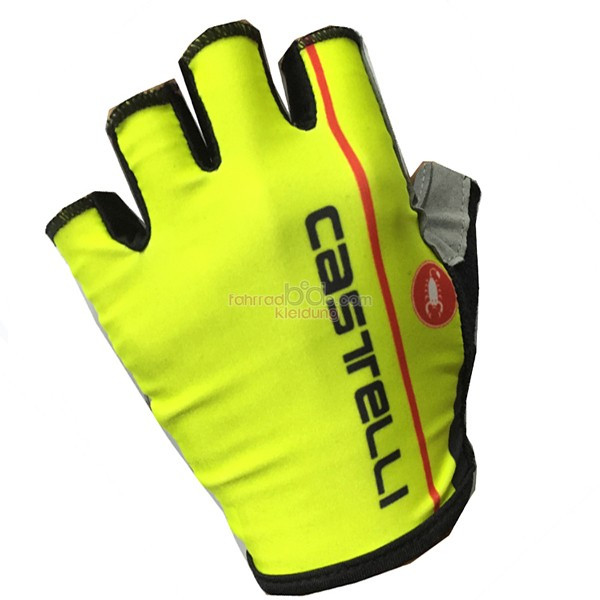 Castelli Kurze Handschuhe gelb 2017